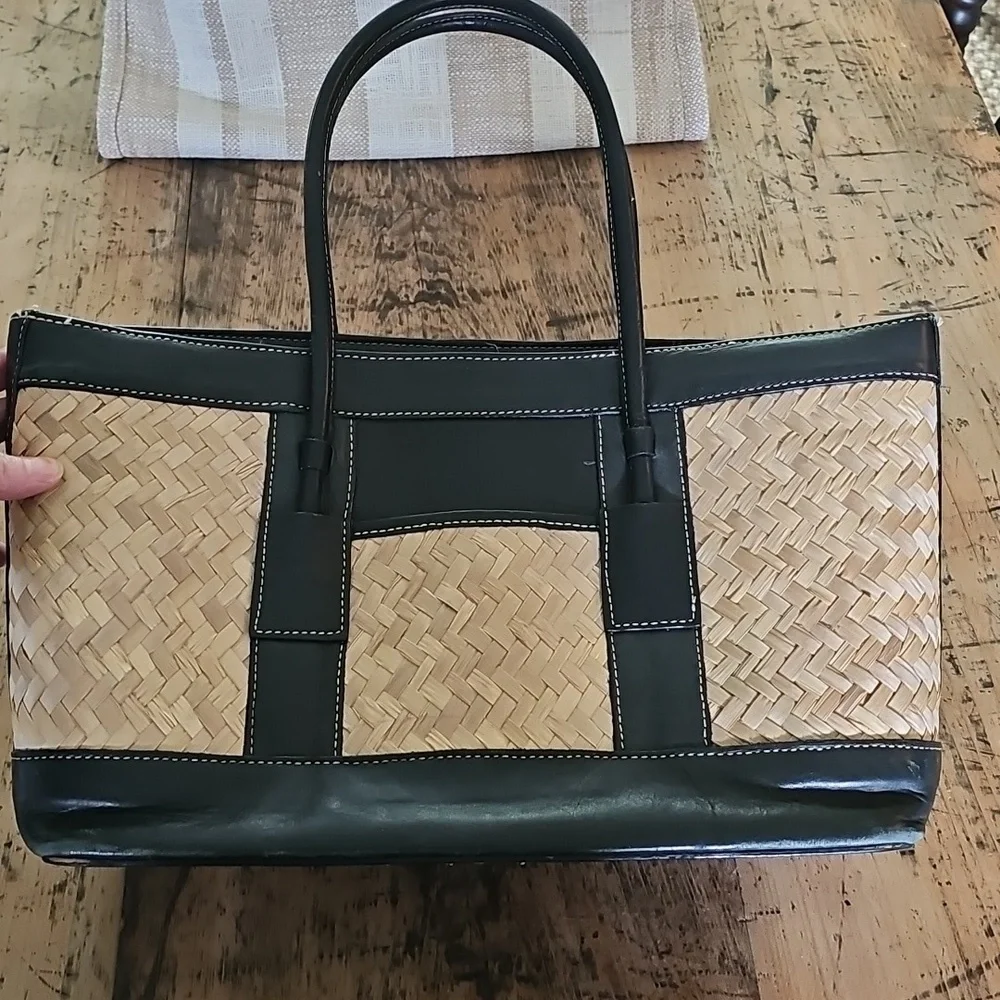 ALEXANDRO YEO Woven Open Top Satchel‎ Handbag